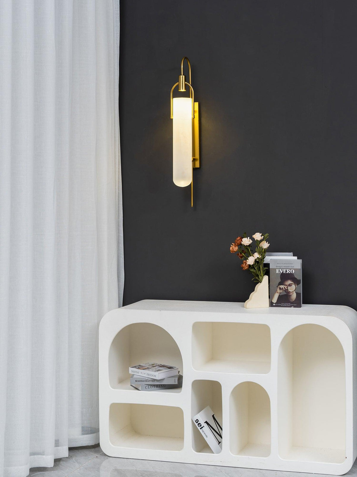 Liororaya wandlamp Arc glas Modern