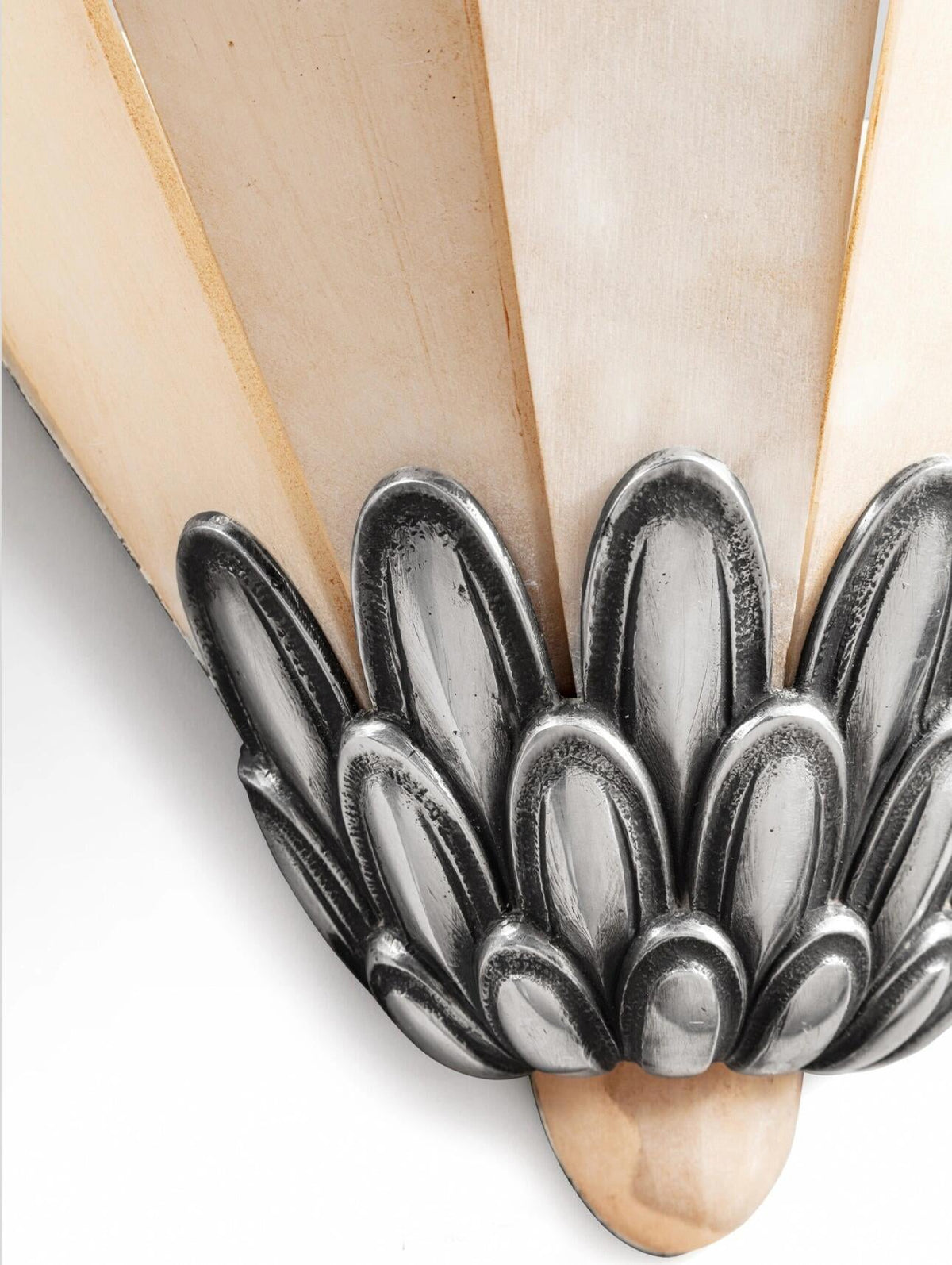 Marbe Vintage Albast Bloemblaad wandlamp