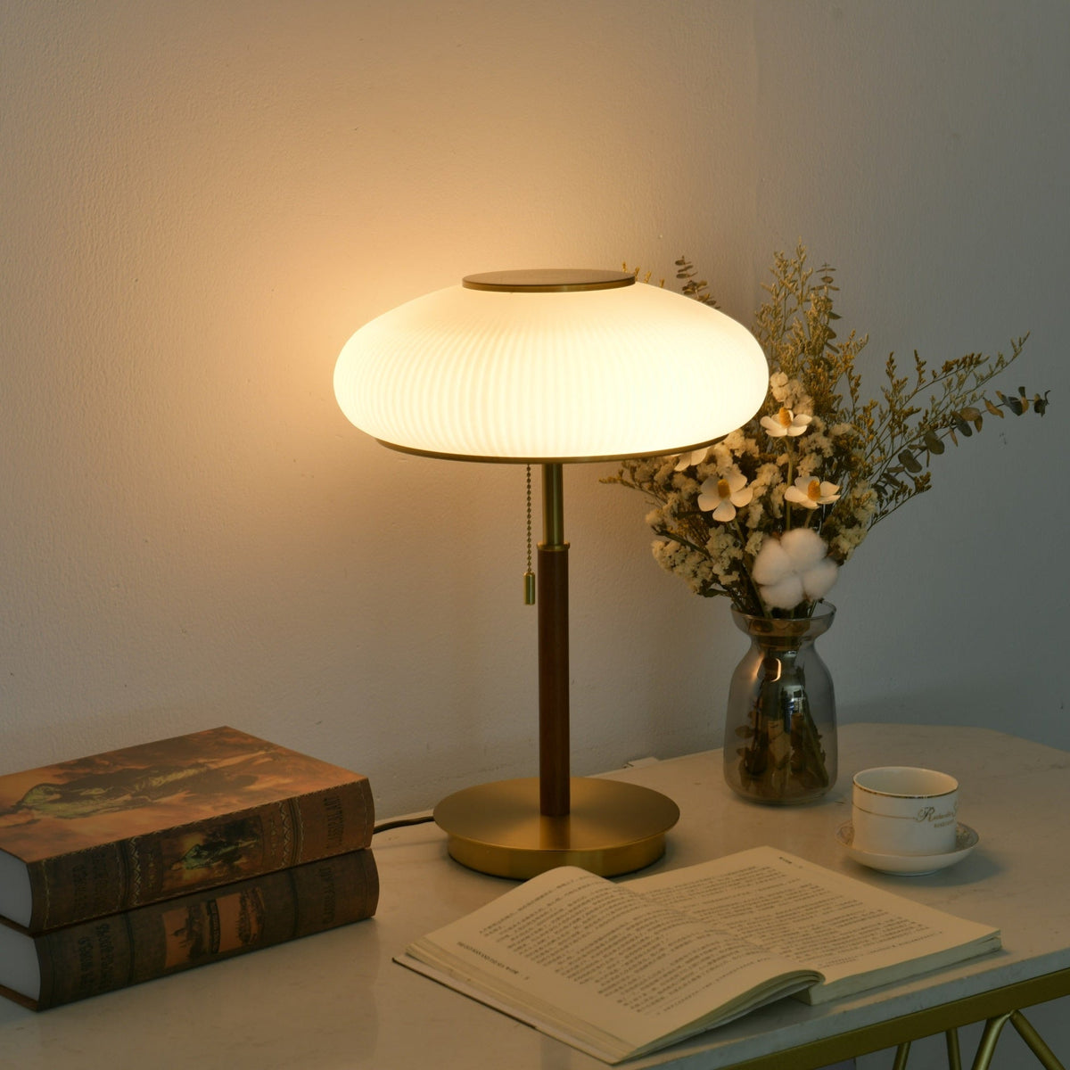 Dex Moderne tafellamp van glas