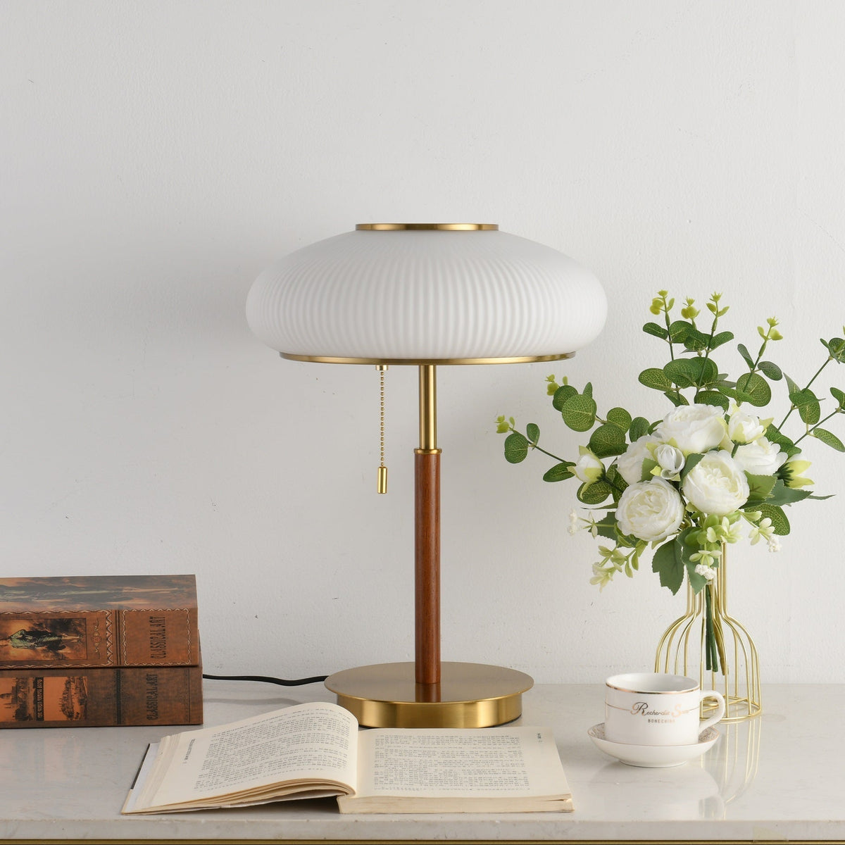 Dex Moderne tafellamp van glas