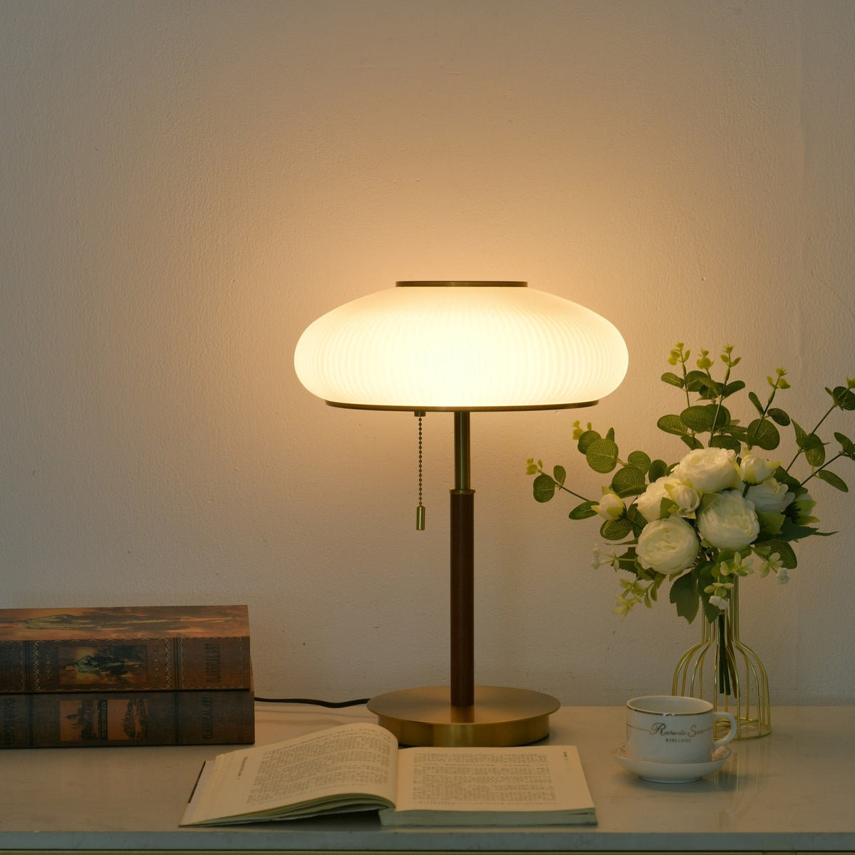 Dex Moderne tafellamp van glas