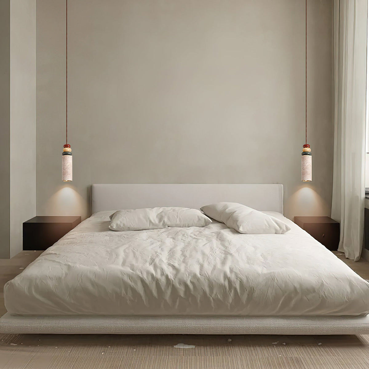 Auron hanglamp Geel travertin Marmer