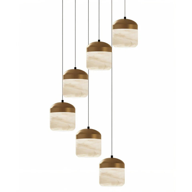 Arquesian hanglamp van albast in