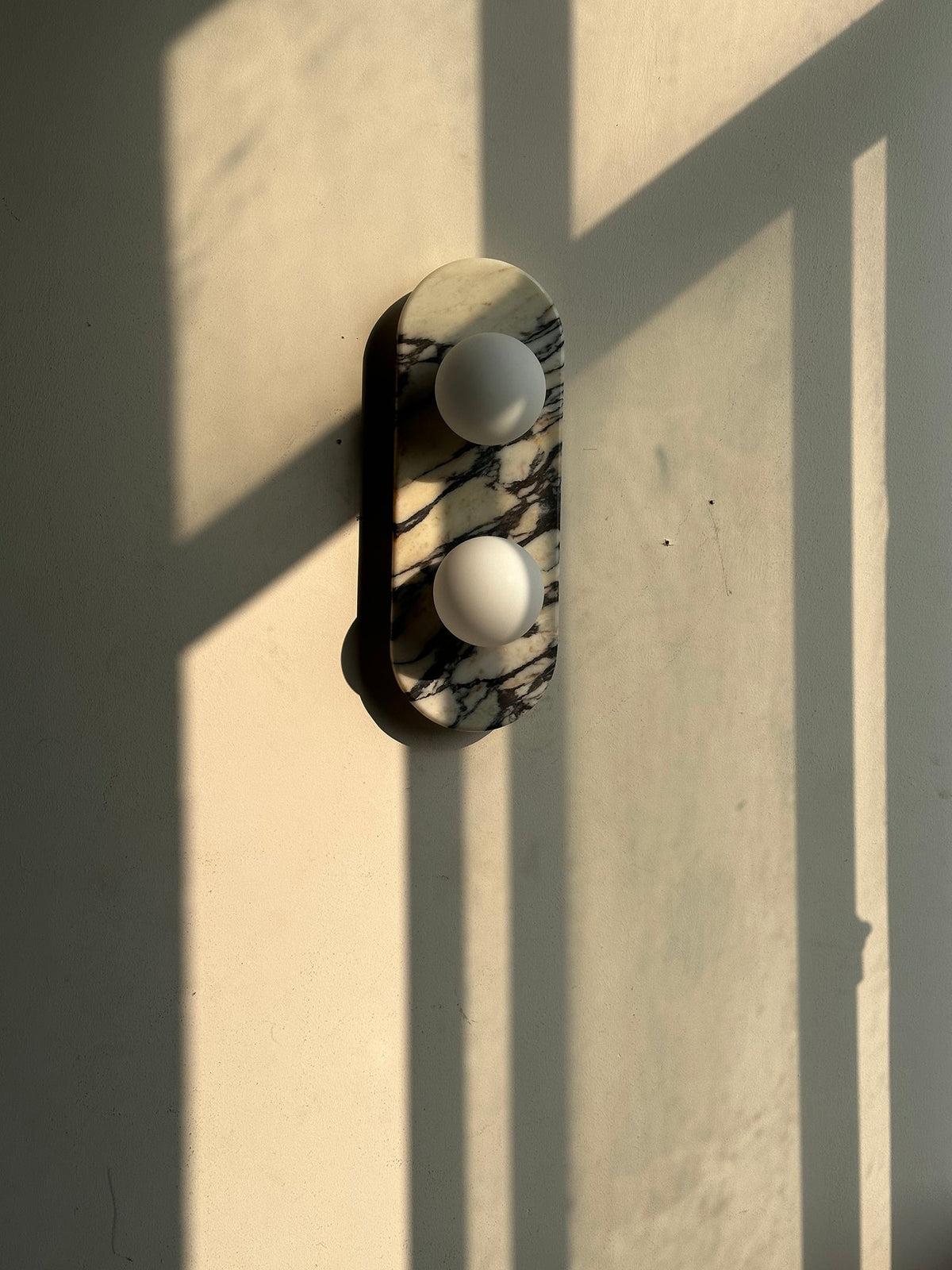 Alvuvyo elegantie Moderne wandlamp van marmer