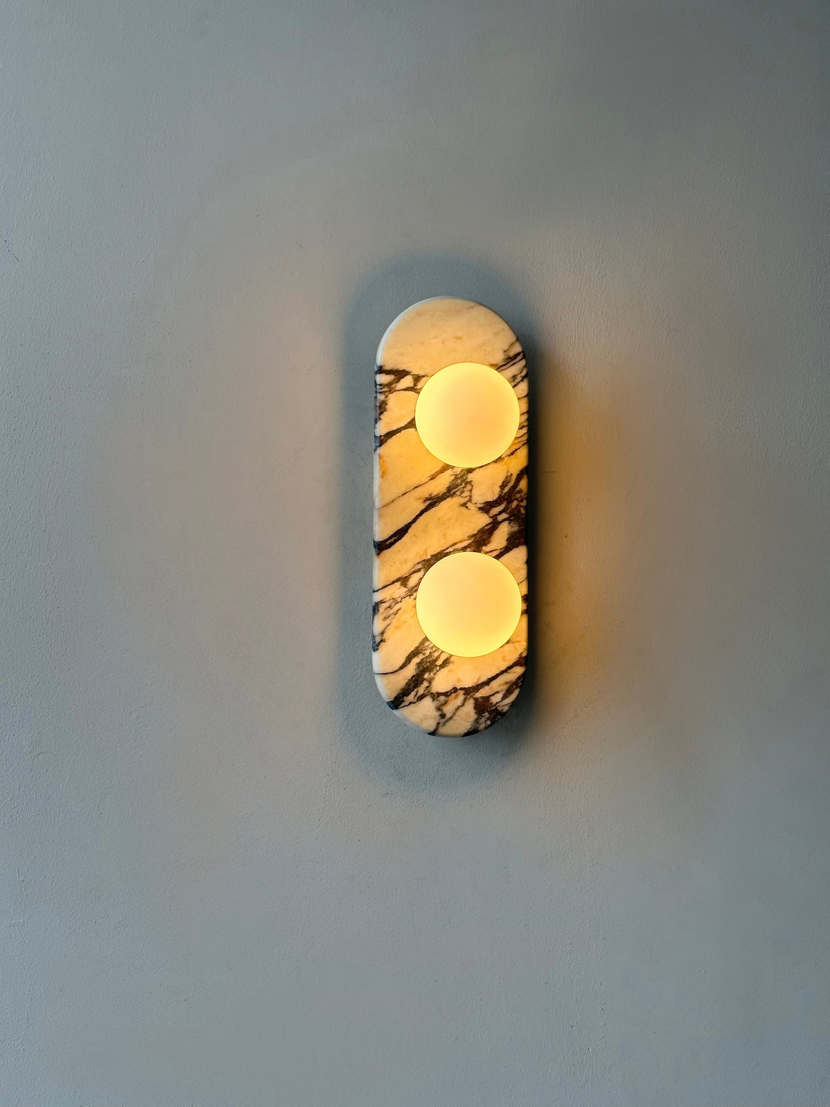 Alvuvyo elegantie Moderne wandlamp van marmer