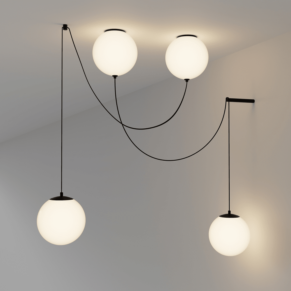 Asteris Noctis bollen hanglamp