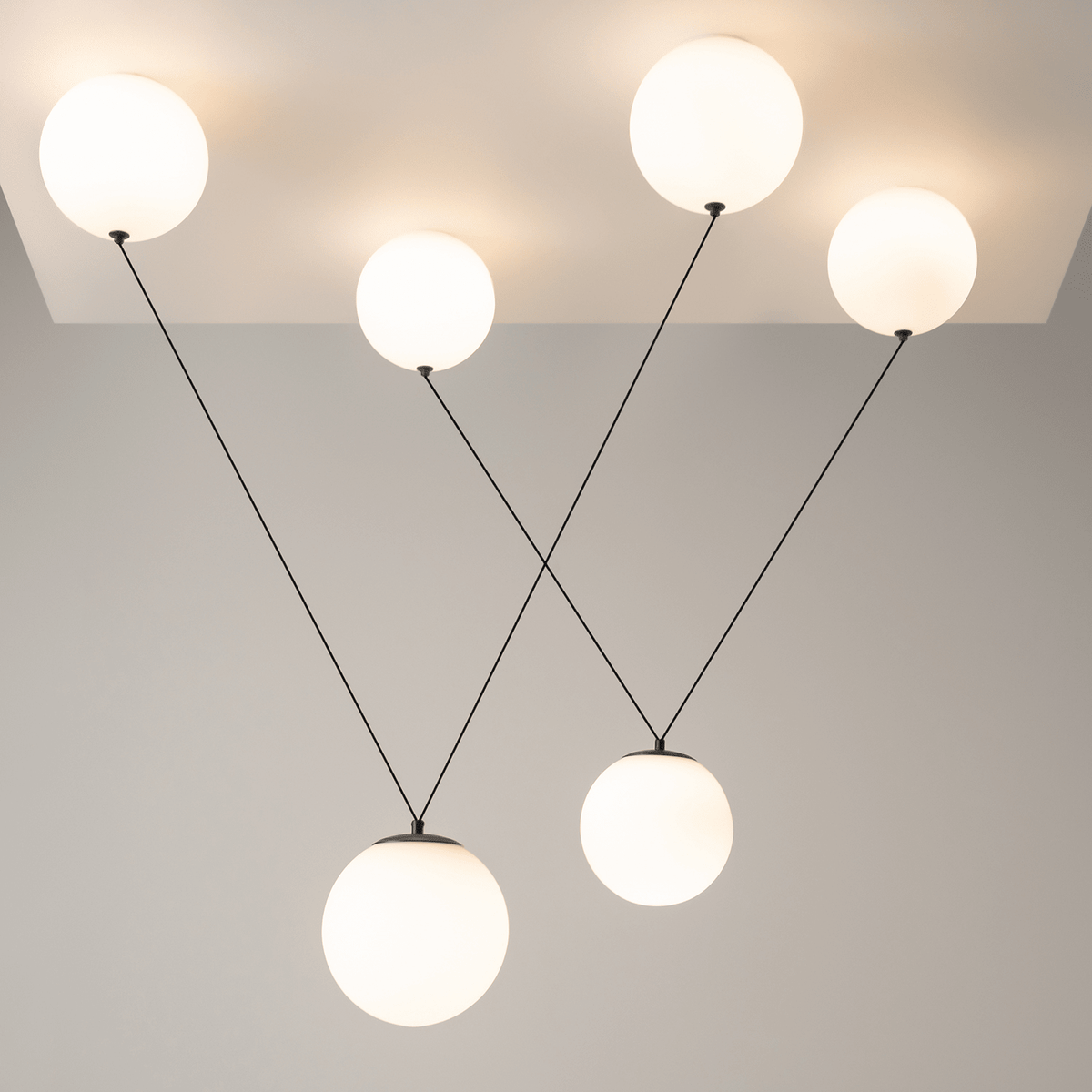 Asteris Noctis bollen hanglamp