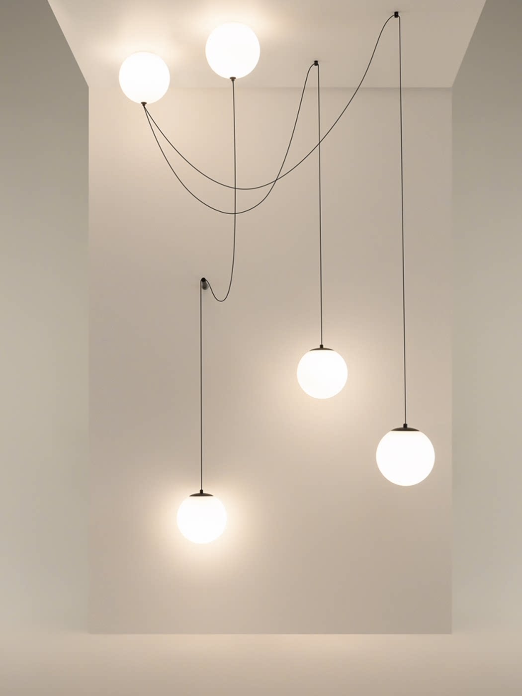 Asteris Noctis bollen hanglamp