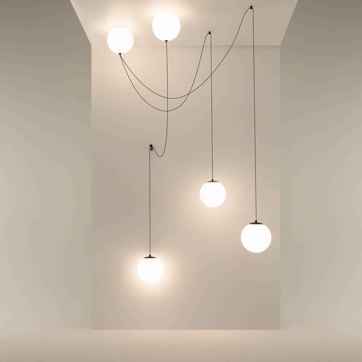 Asteris Noctis bollen hanglamp