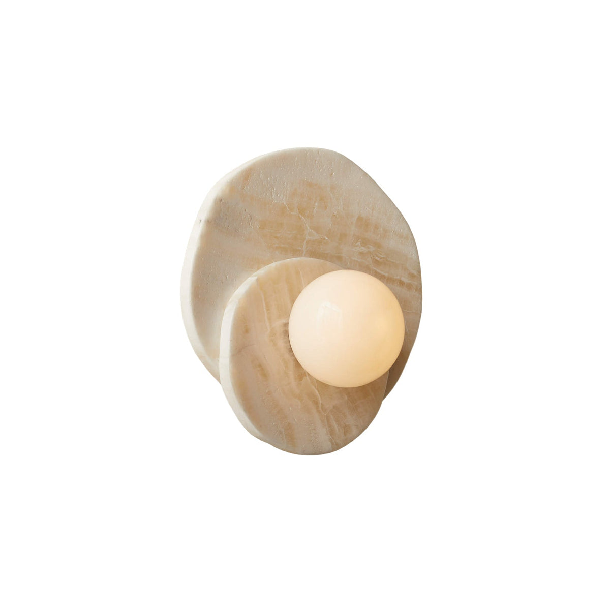 Astr moderne minimalistische wandlamp van steen en glas