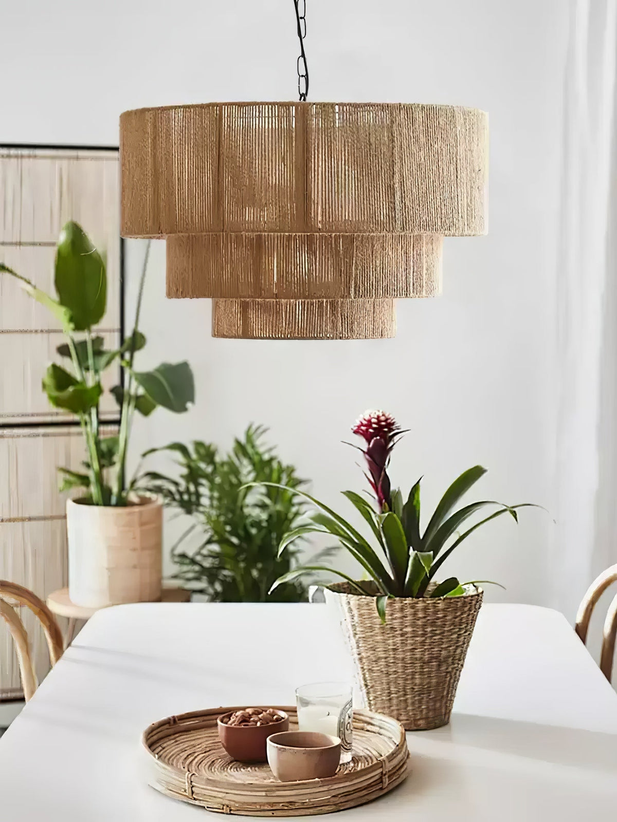 Cascade Rustiek jute Hanglamp