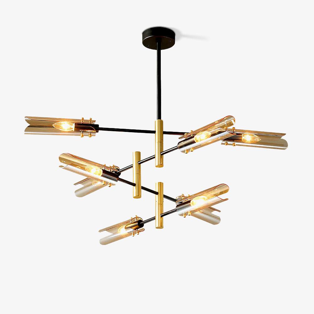 Eloz dubbele kroonluchter met 6-licht modern