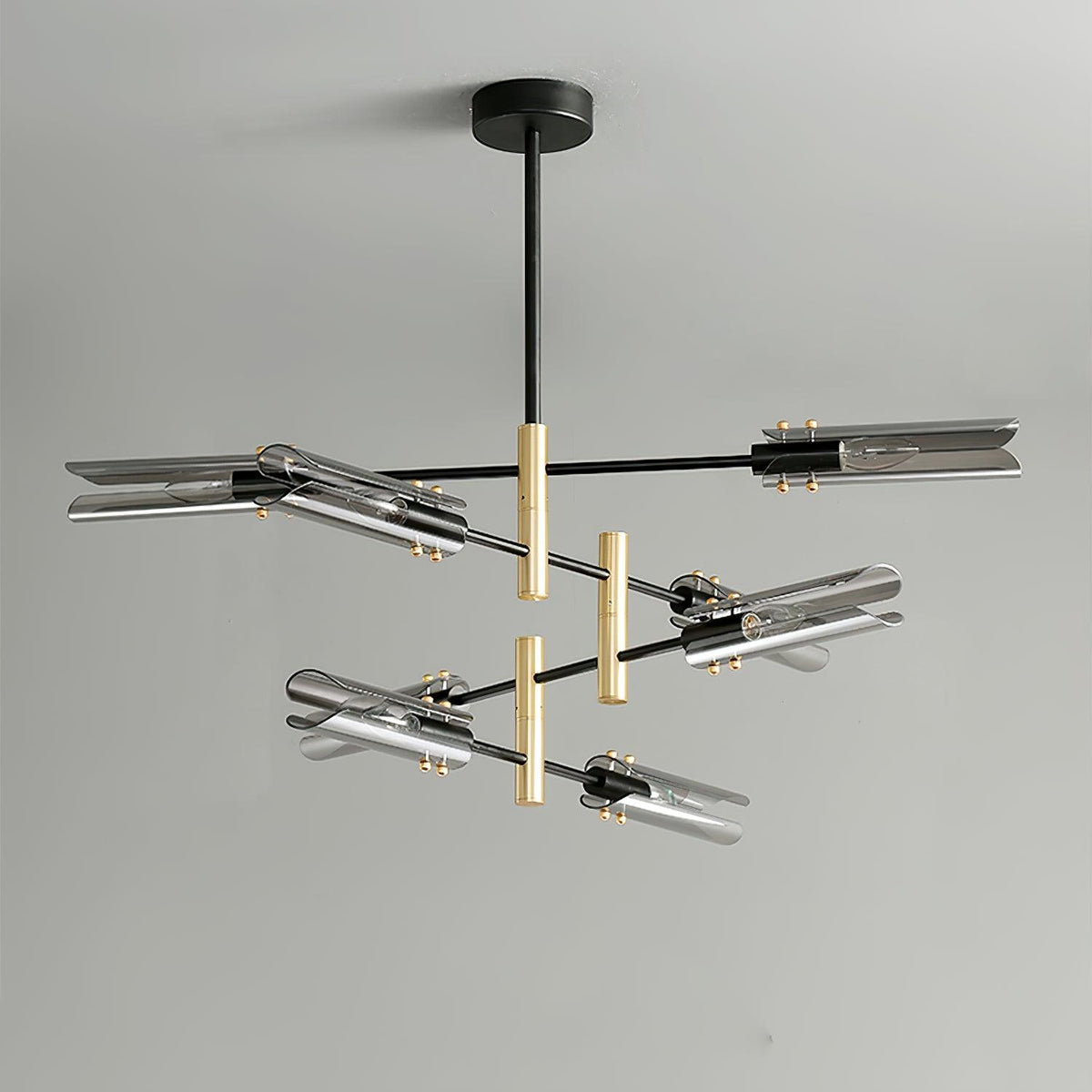 Eloz dubbele kroonluchter met 6-licht modern