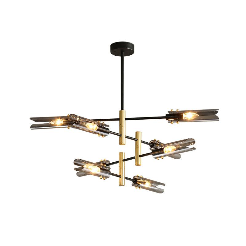 Eloz dubbele kroonluchter met 6-licht modern