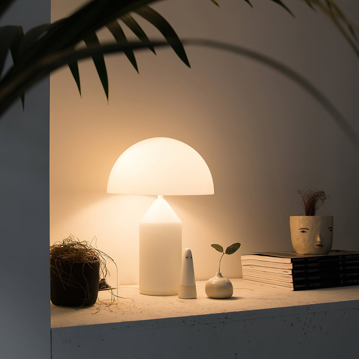 Celanielle tafellamp met matglas