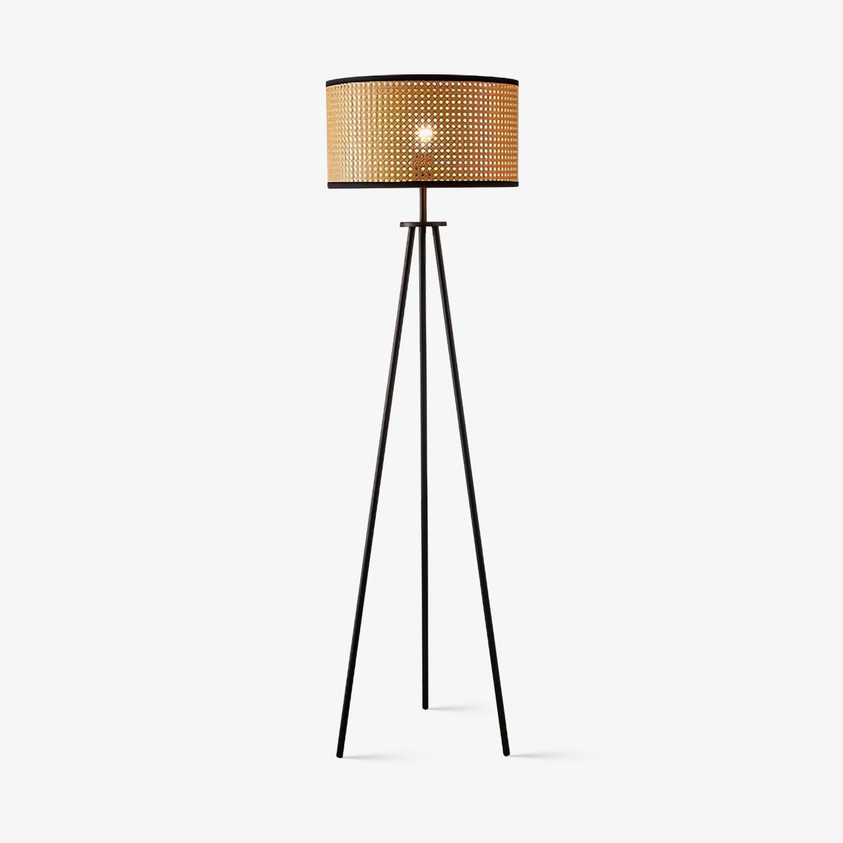 Trio Vintage Bamboe vloerlamp
