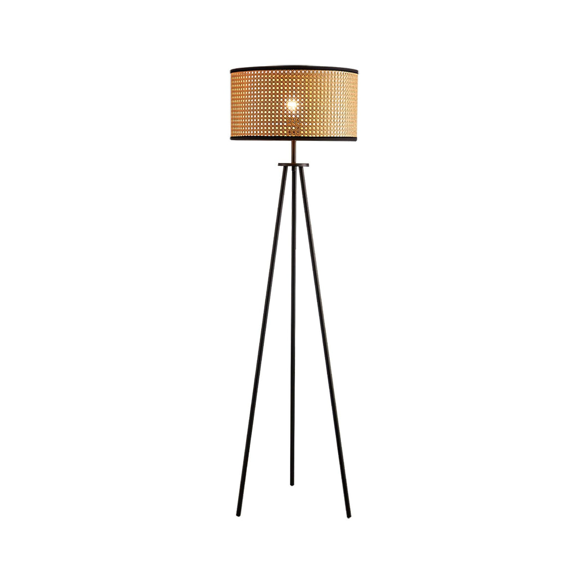 Trio Vintage Bamboe vloerlamp