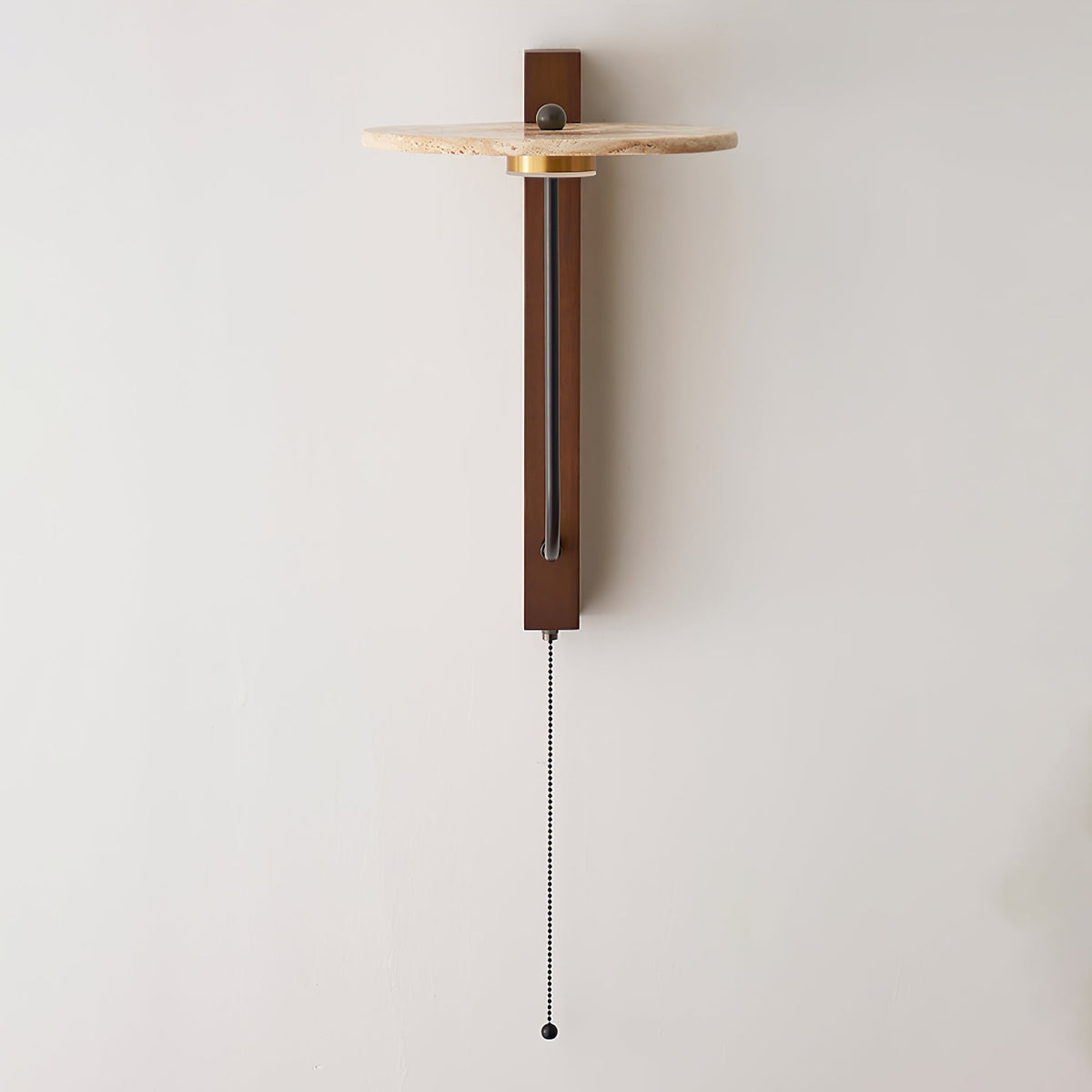 Viphayra Leverarm wandlamp travertin