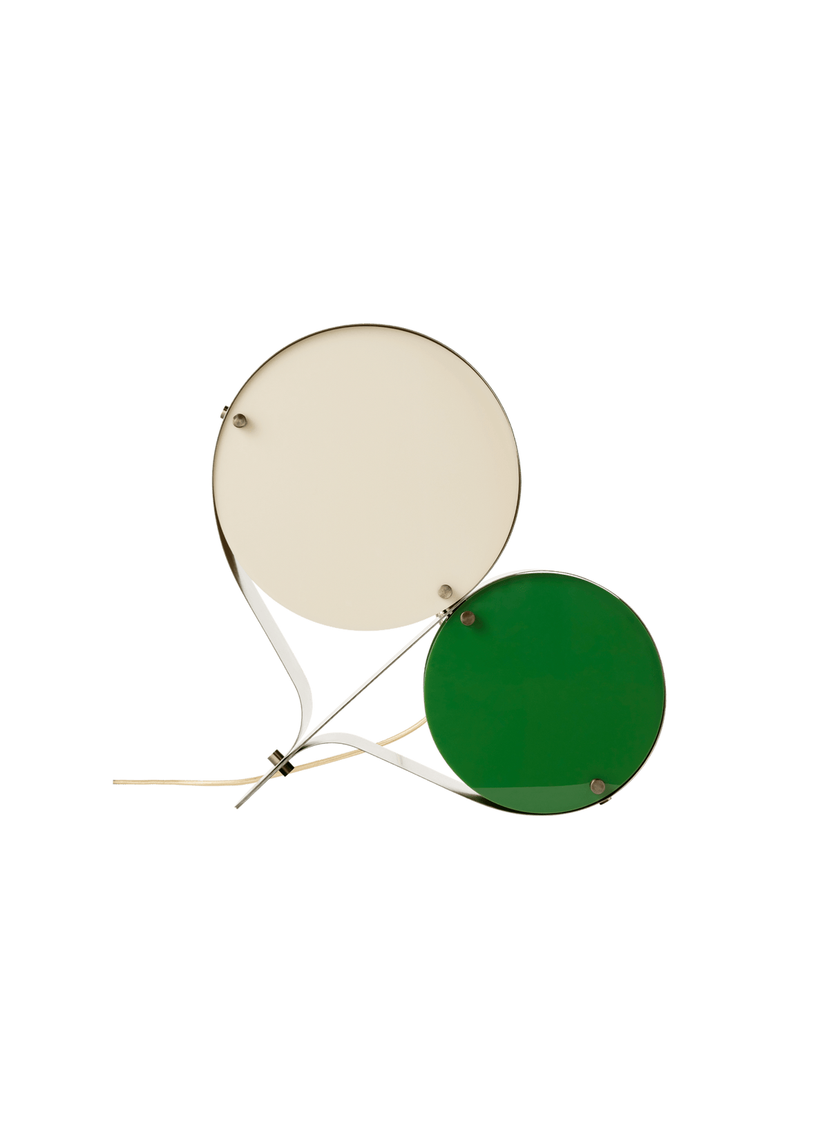 Duet zwevende schijf tafellamp
