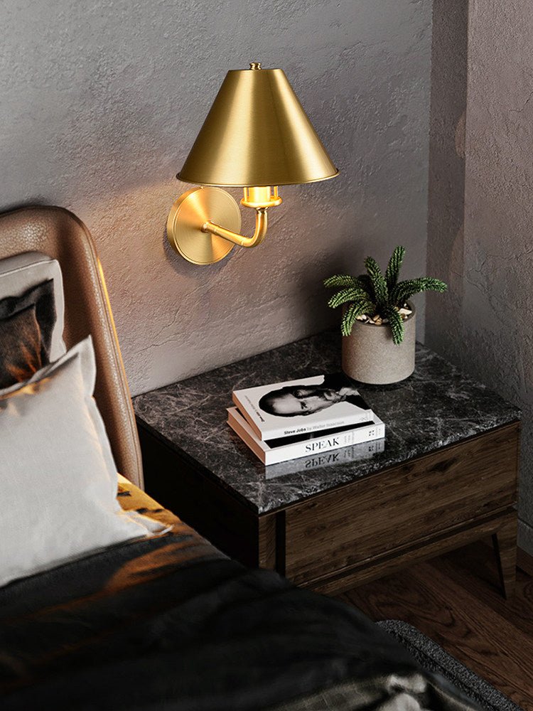 Oriaraya messing wandlamp
