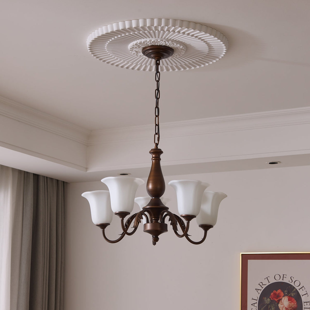 Uveleth Traditionele Elegantie glas Kroonluchter