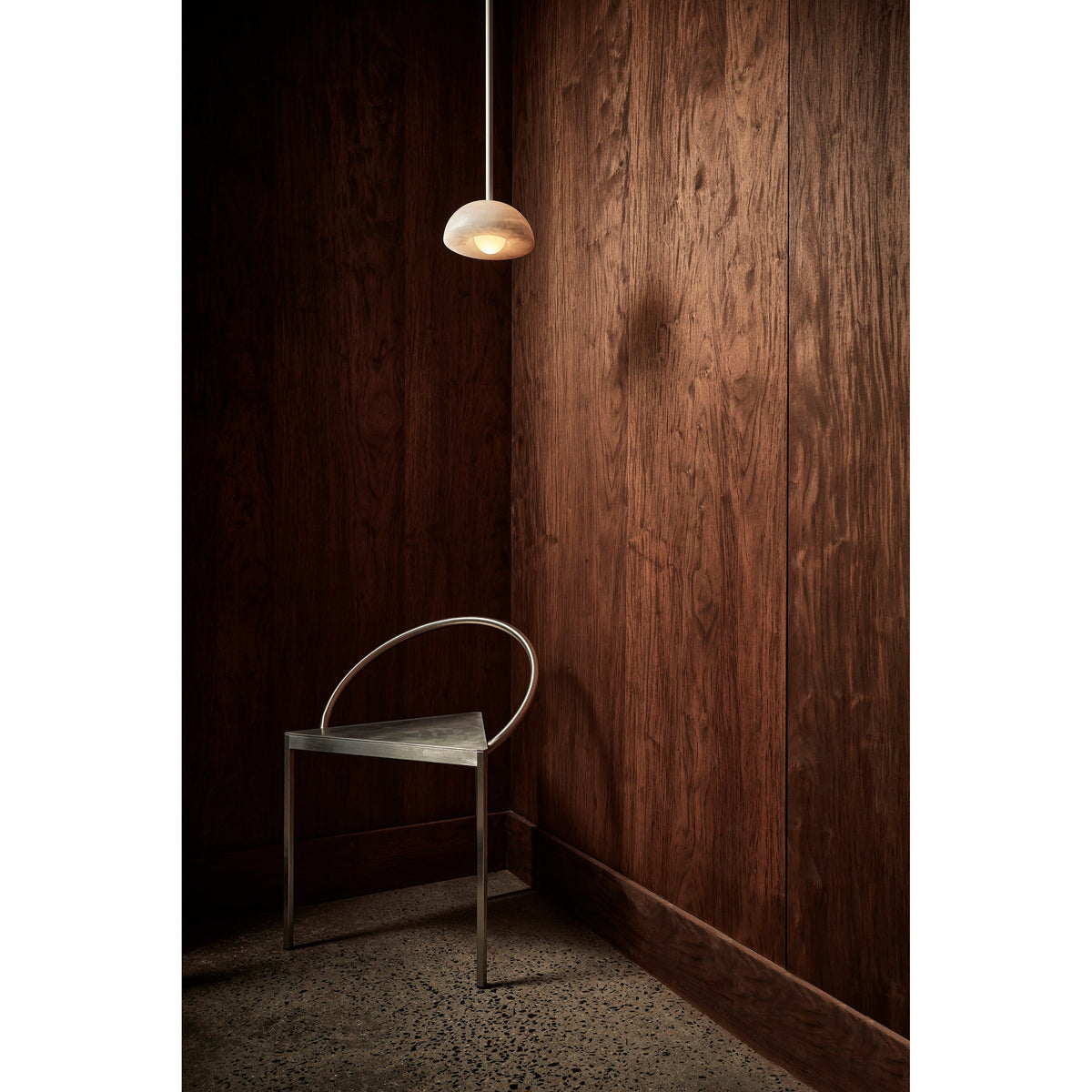 Eronex Moderne minimalistische elegantie hanglamp van glas van jade en messing