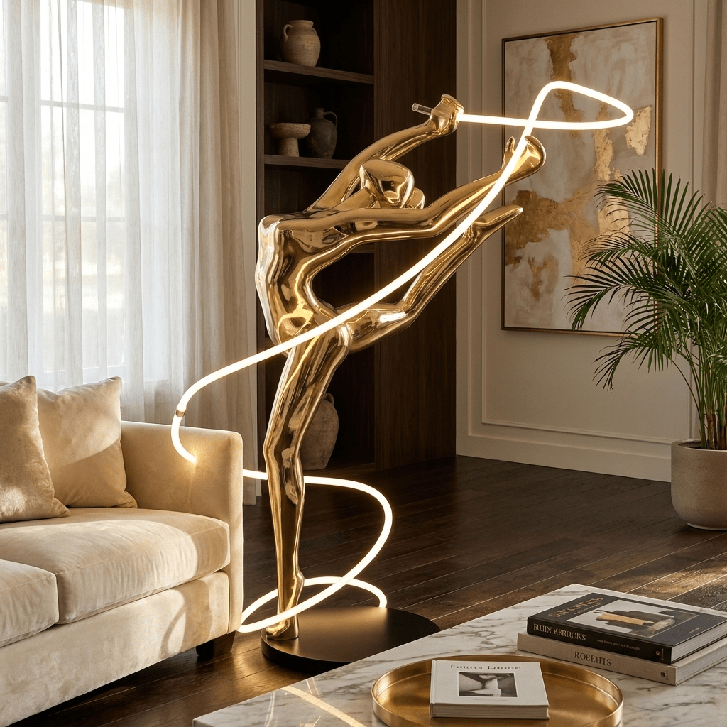 Elaeline Ribbon Dancer vloerlamp