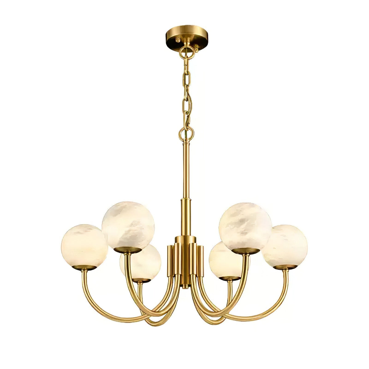 Alira Vintage albasten kroonluchter