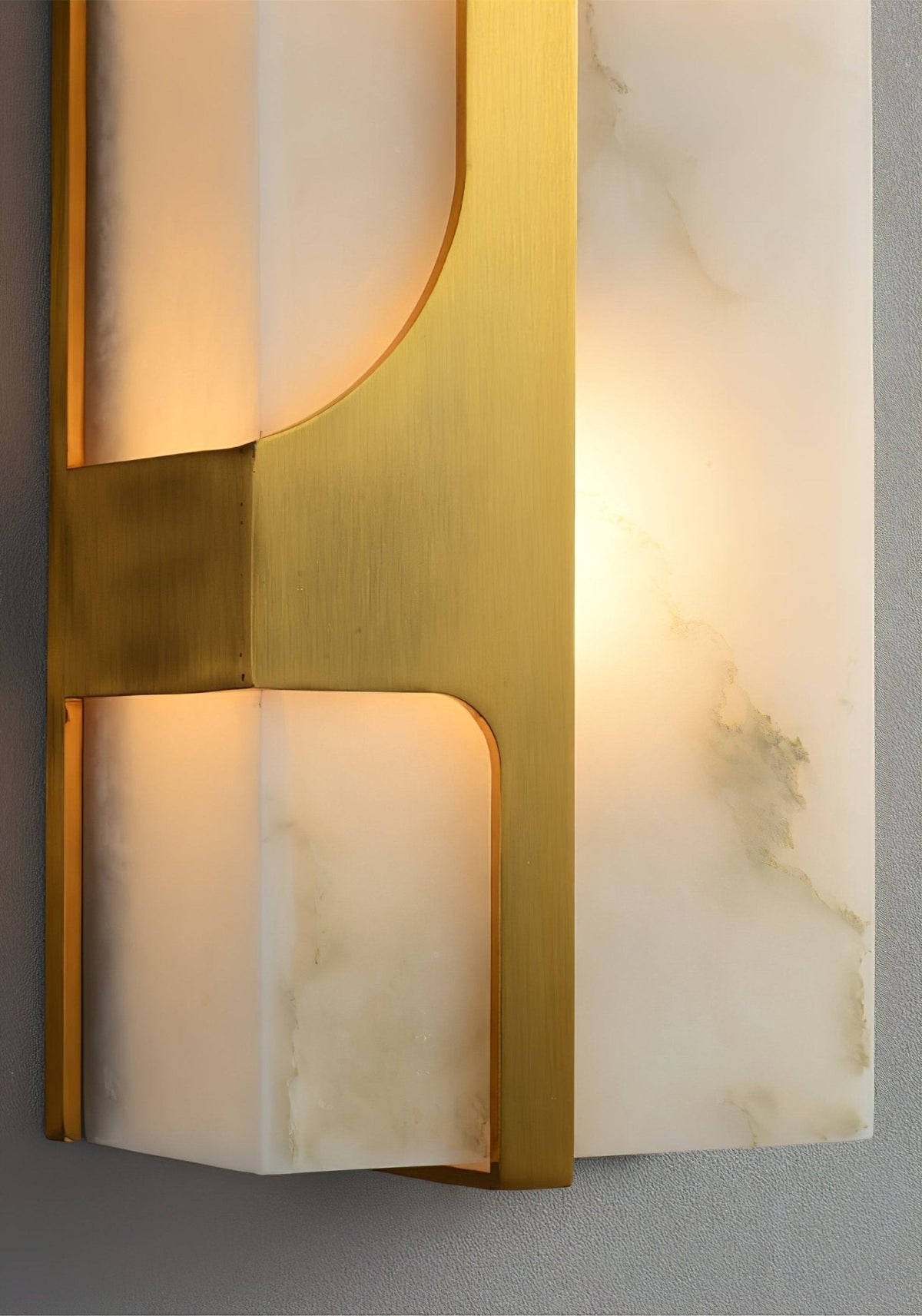 Ocarionis Geometrisch Albast Wandlamp