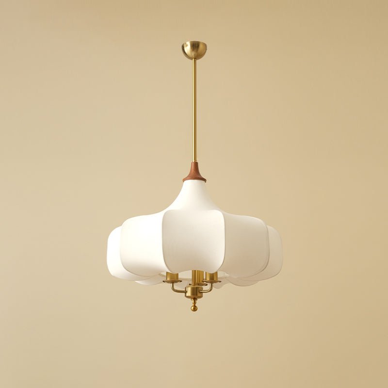 Jorath hanglamp van textiel en hout