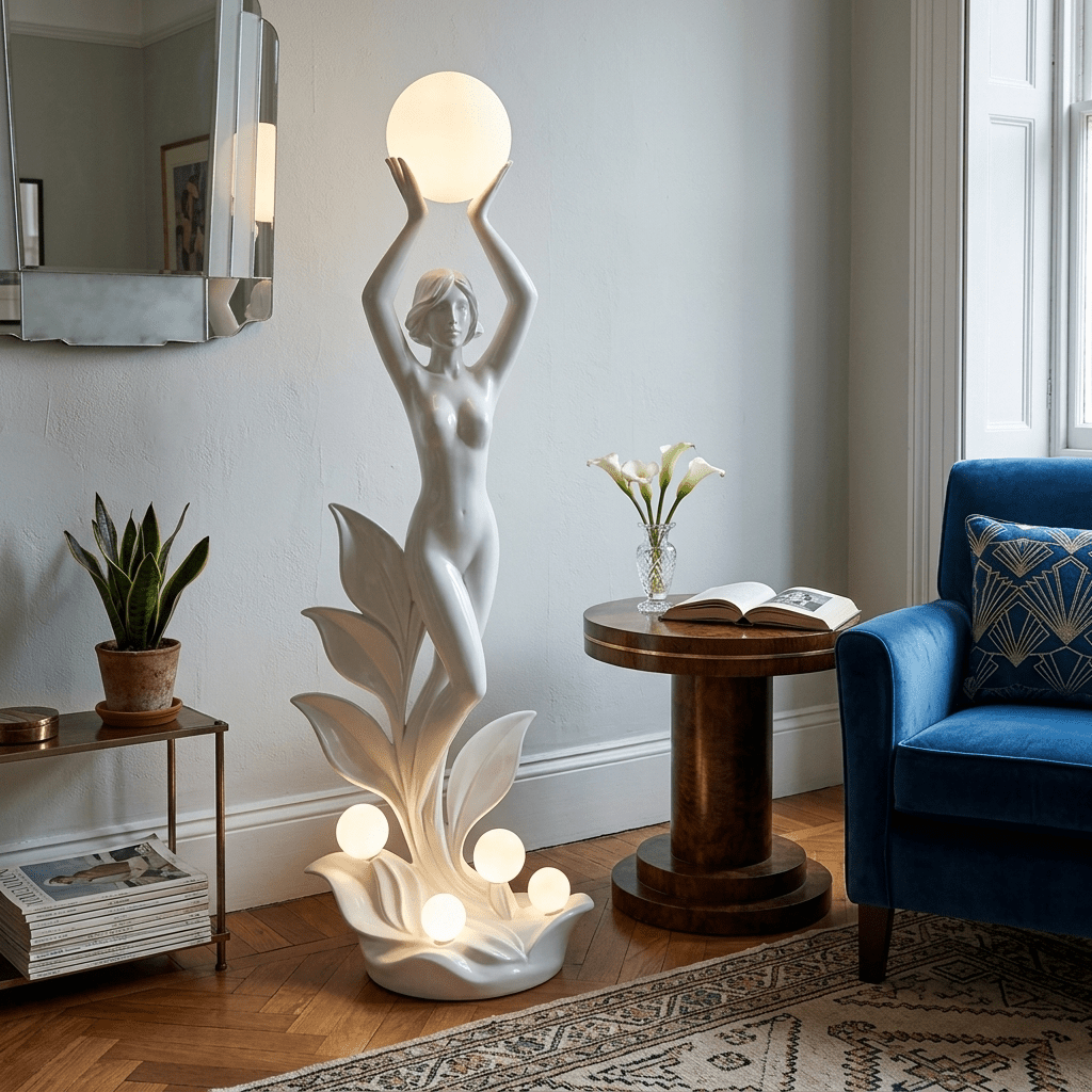 Galatea Aurora Muse sculpturale vloerlamp