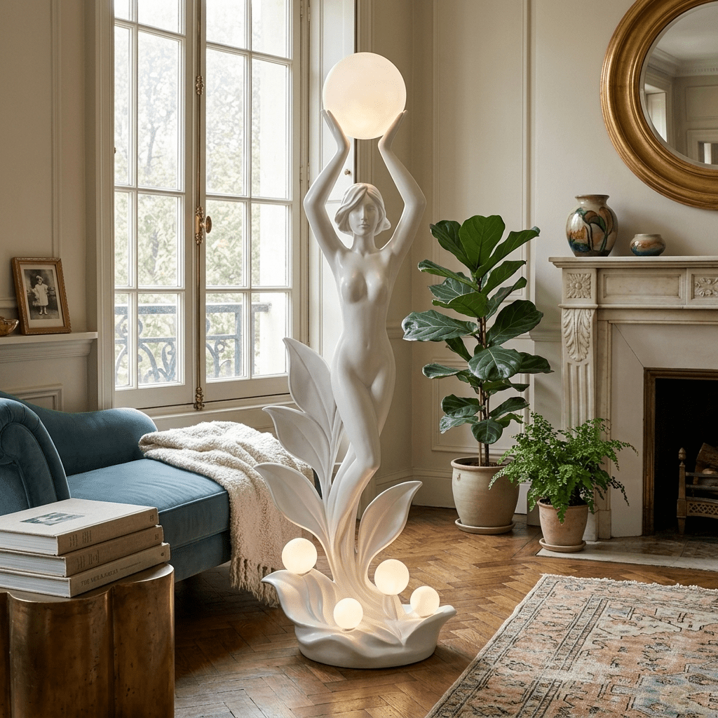 Galatea Aurora Muse sculpturale vloerlamp