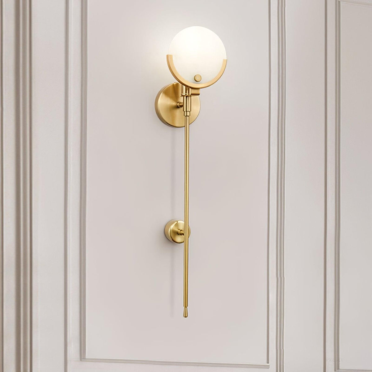 Aminex Sphere albasten wandlamp
