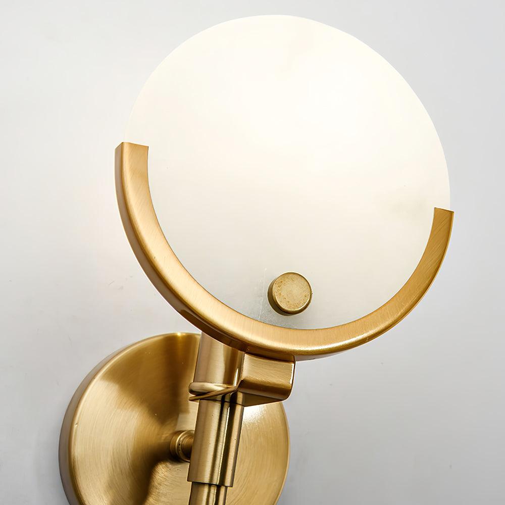 Aminex Sphere albasten wandlamp
