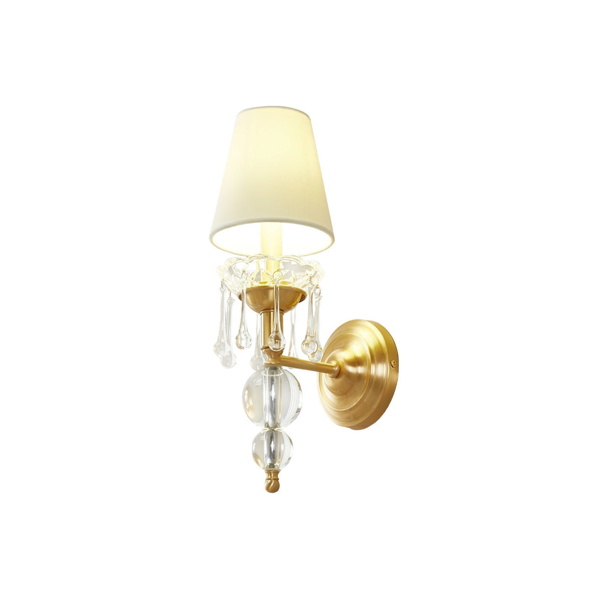 Qvistuvyh Postmodern luxe Stoffen Kristallen wandlamp