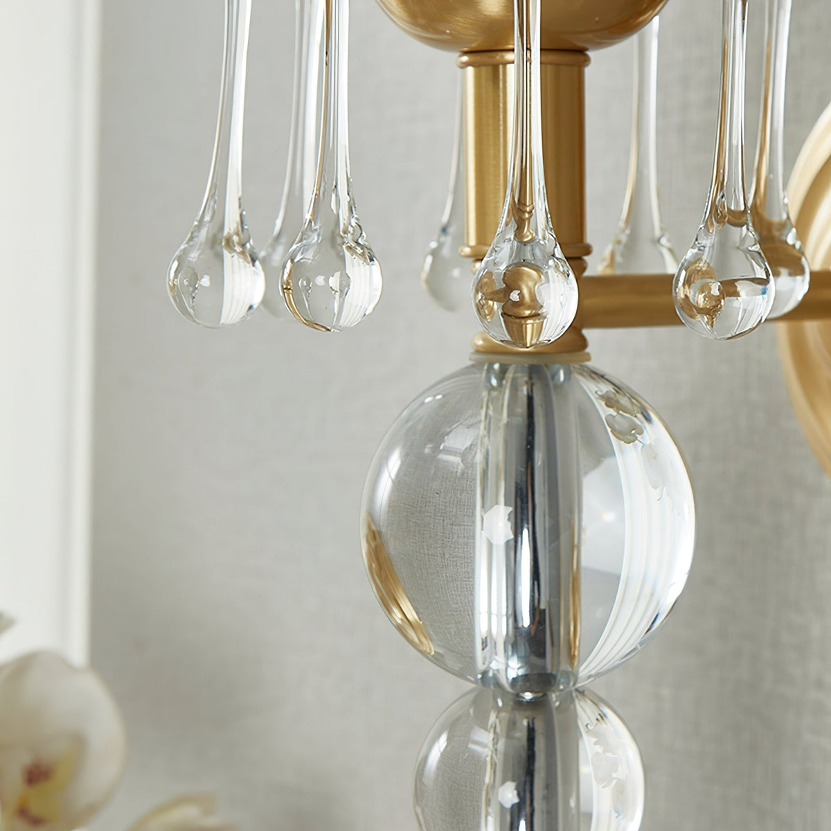 Qvistuvyh Postmodern luxe Stoffen Kristallen wandlamp