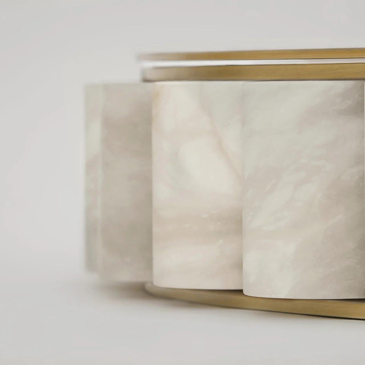 Lyra Postmodern luxe RVS albasten kroonluchter