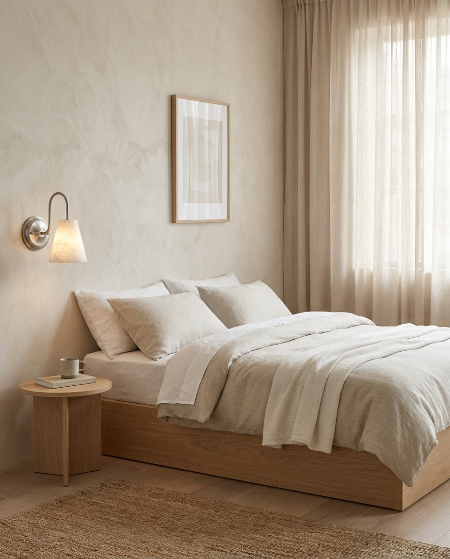 Bexstone Albasten wandlamp