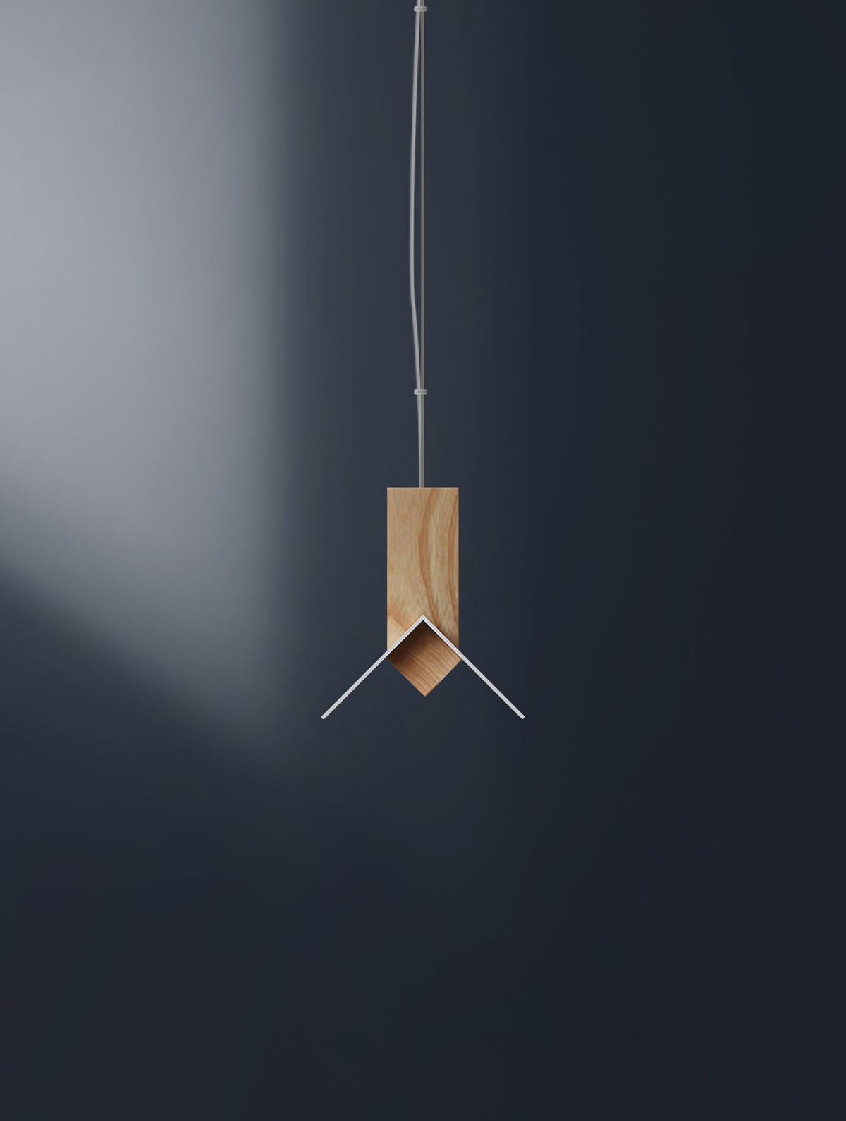 Linea Minimalistische hanglamp van hout