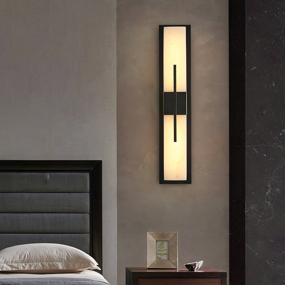 Vellmure Twin albasten wandlamp