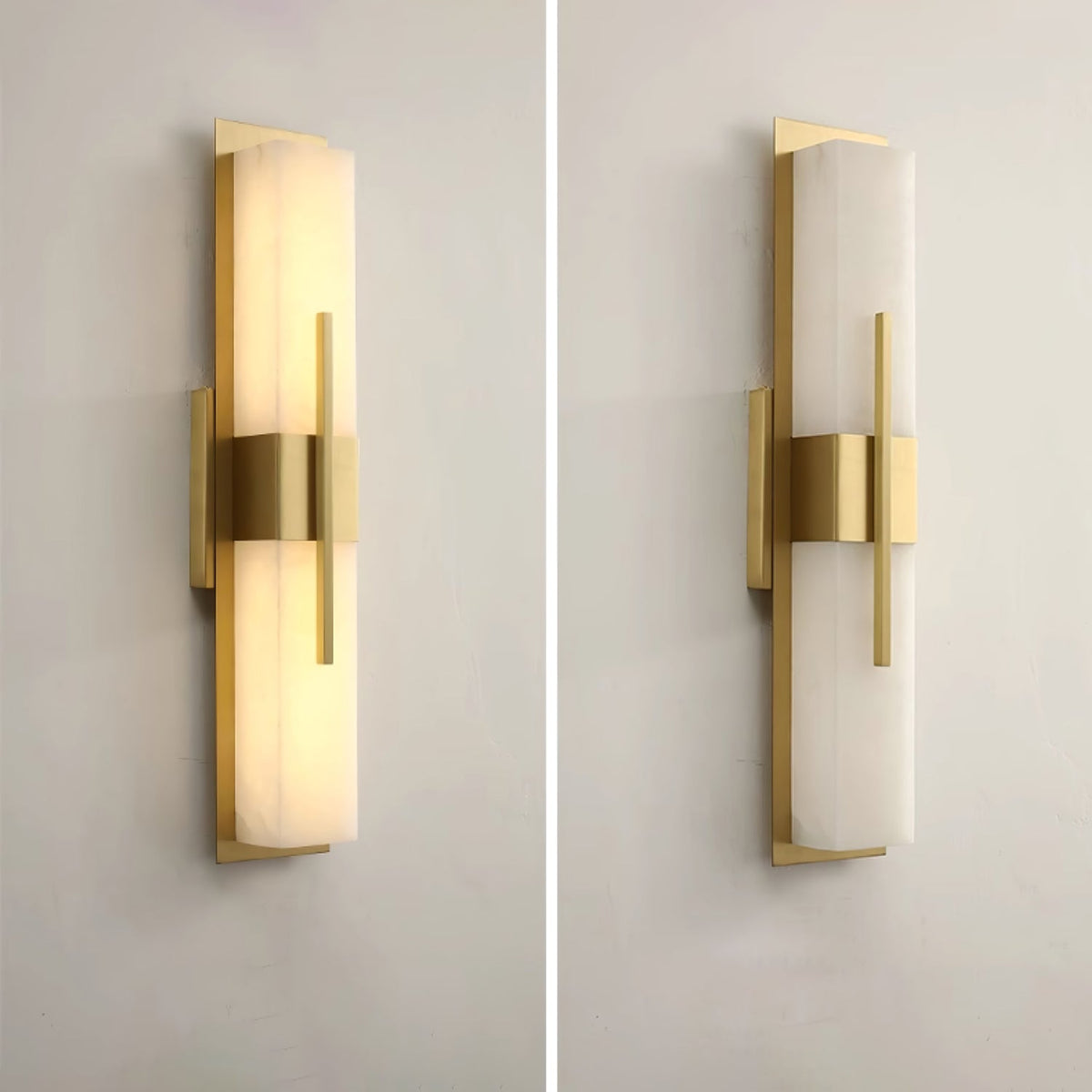 Vellmure Twin albasten wandlamp