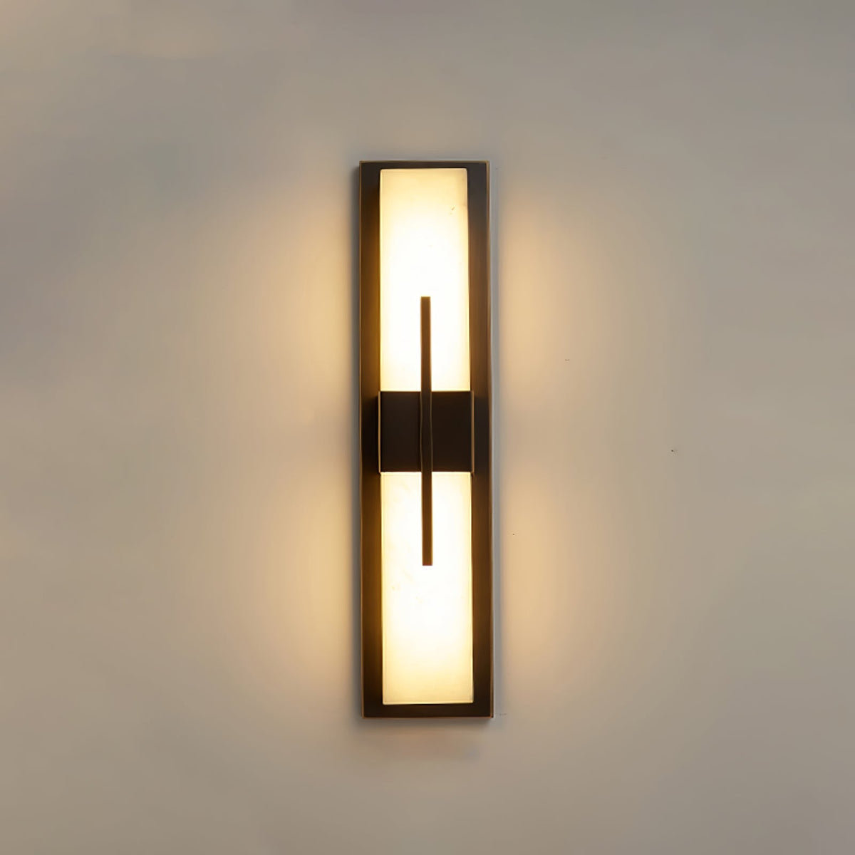 Vellmure Twin albasten wandlamp