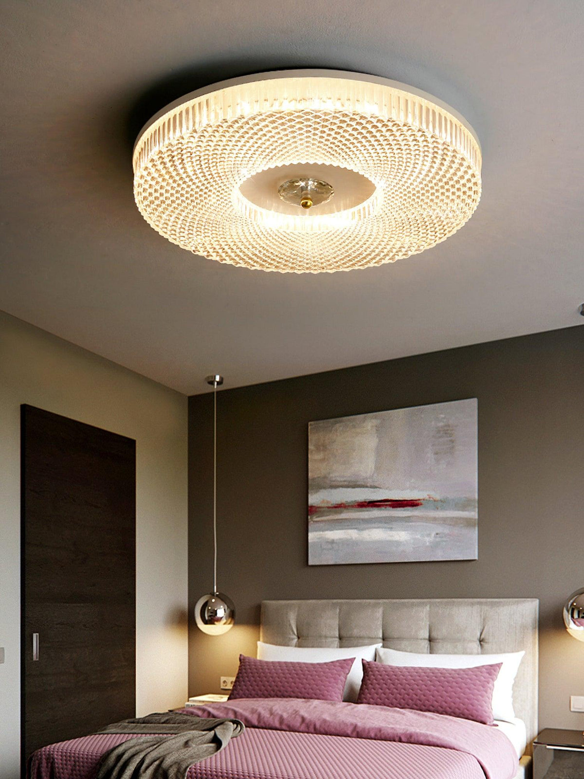 Nirenaine LED vlakke plafondlamp acryl