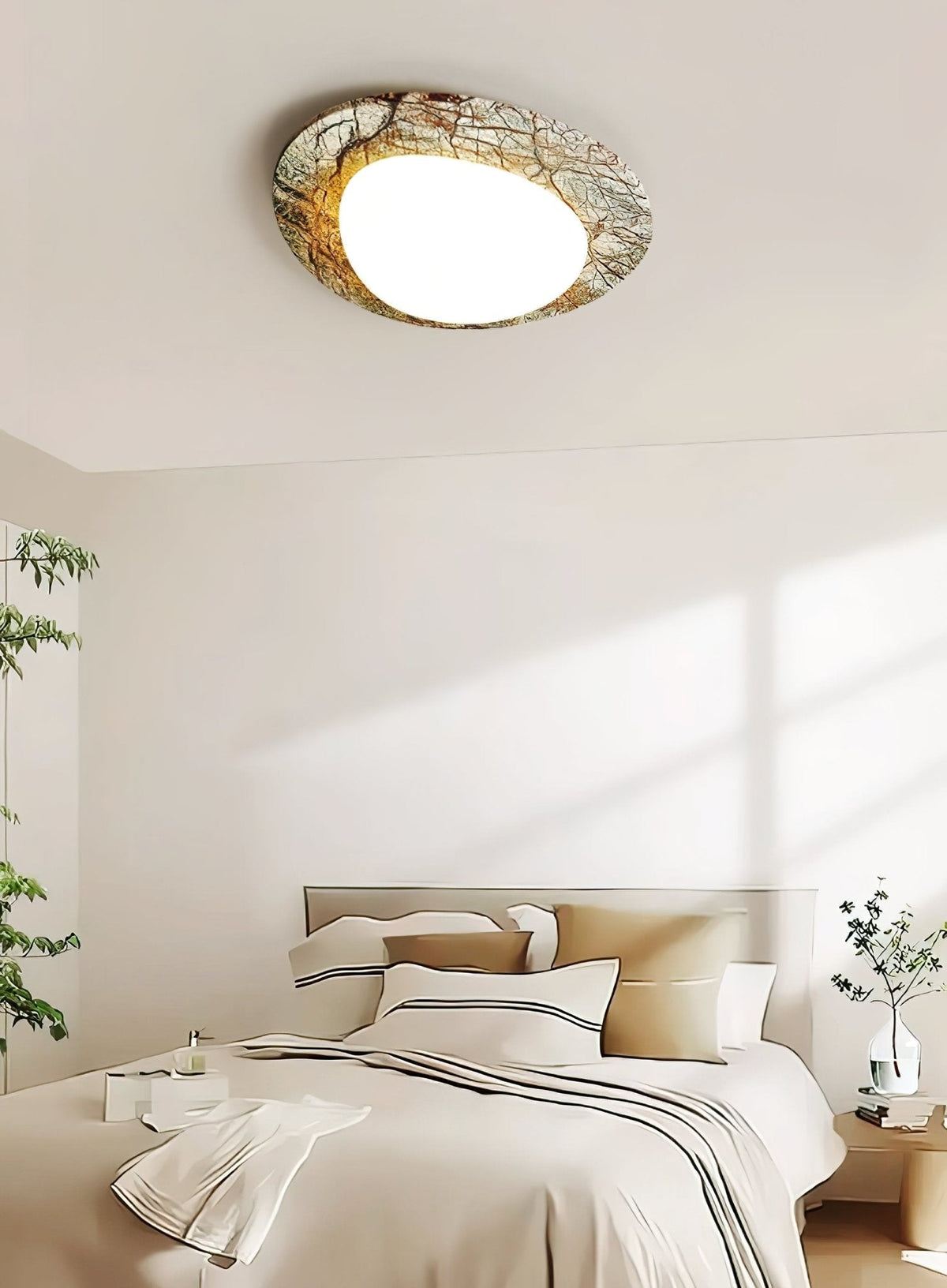 Huxr marmeren plafondlamp