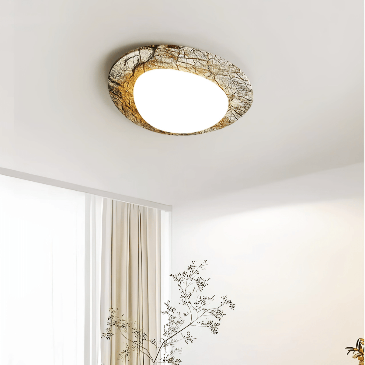 Huxr marmeren plafondlamp