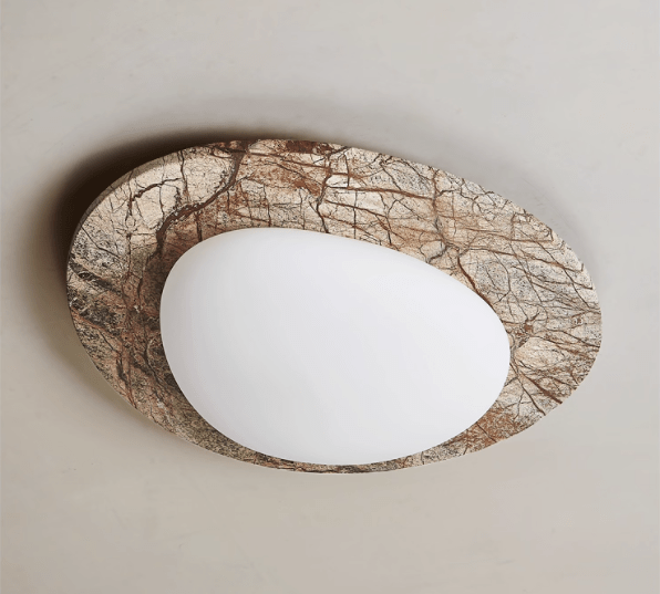 Huxr marmeren plafondlamp