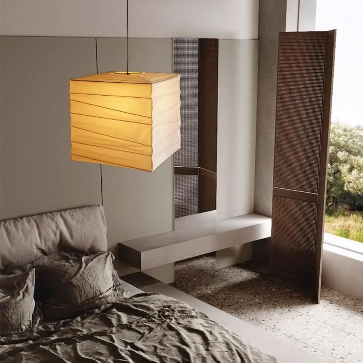 Eulien Traditionele hanglamp van papier
