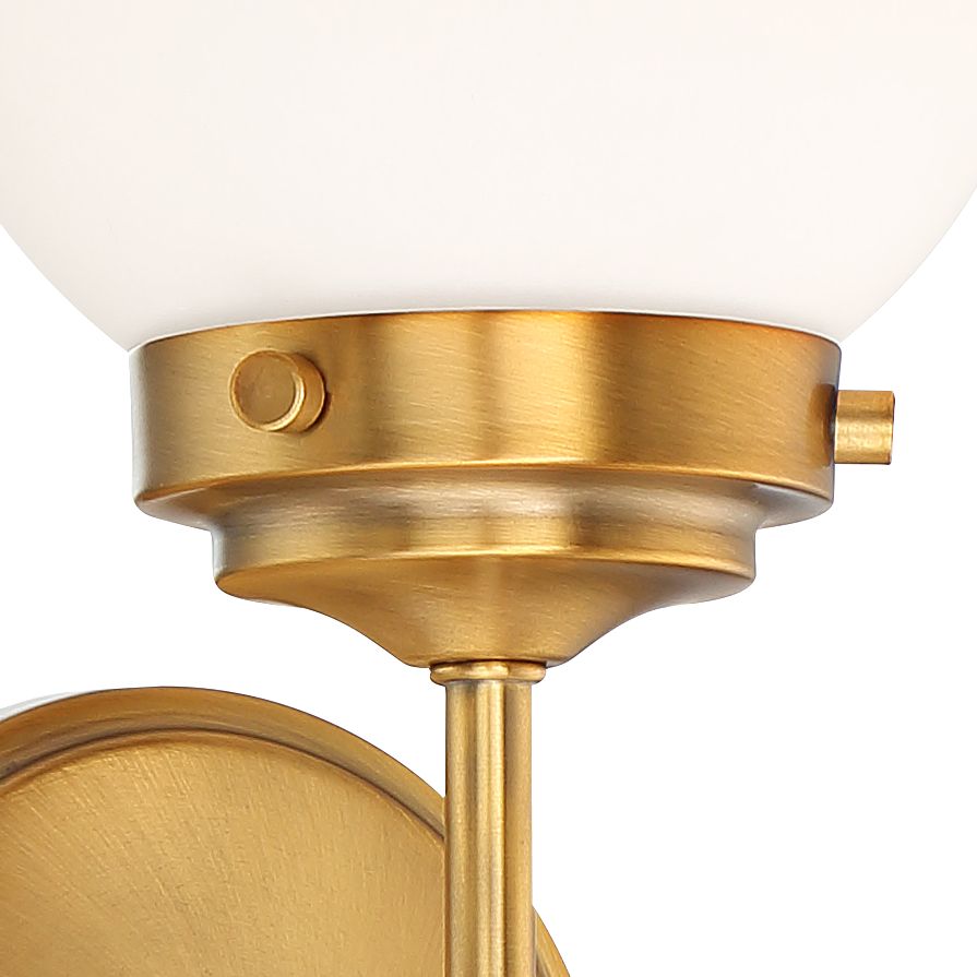 Waegnuvyh moderne minimalistische messing wandlamp van glas