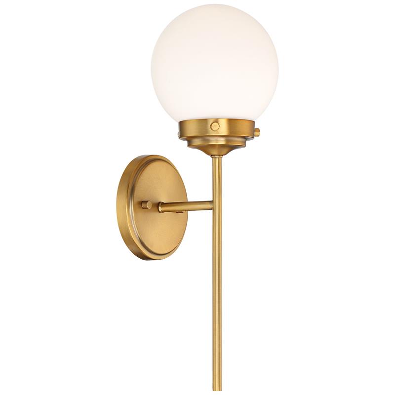 Waegnuvyh moderne minimalistische messing wandlamp van glas
