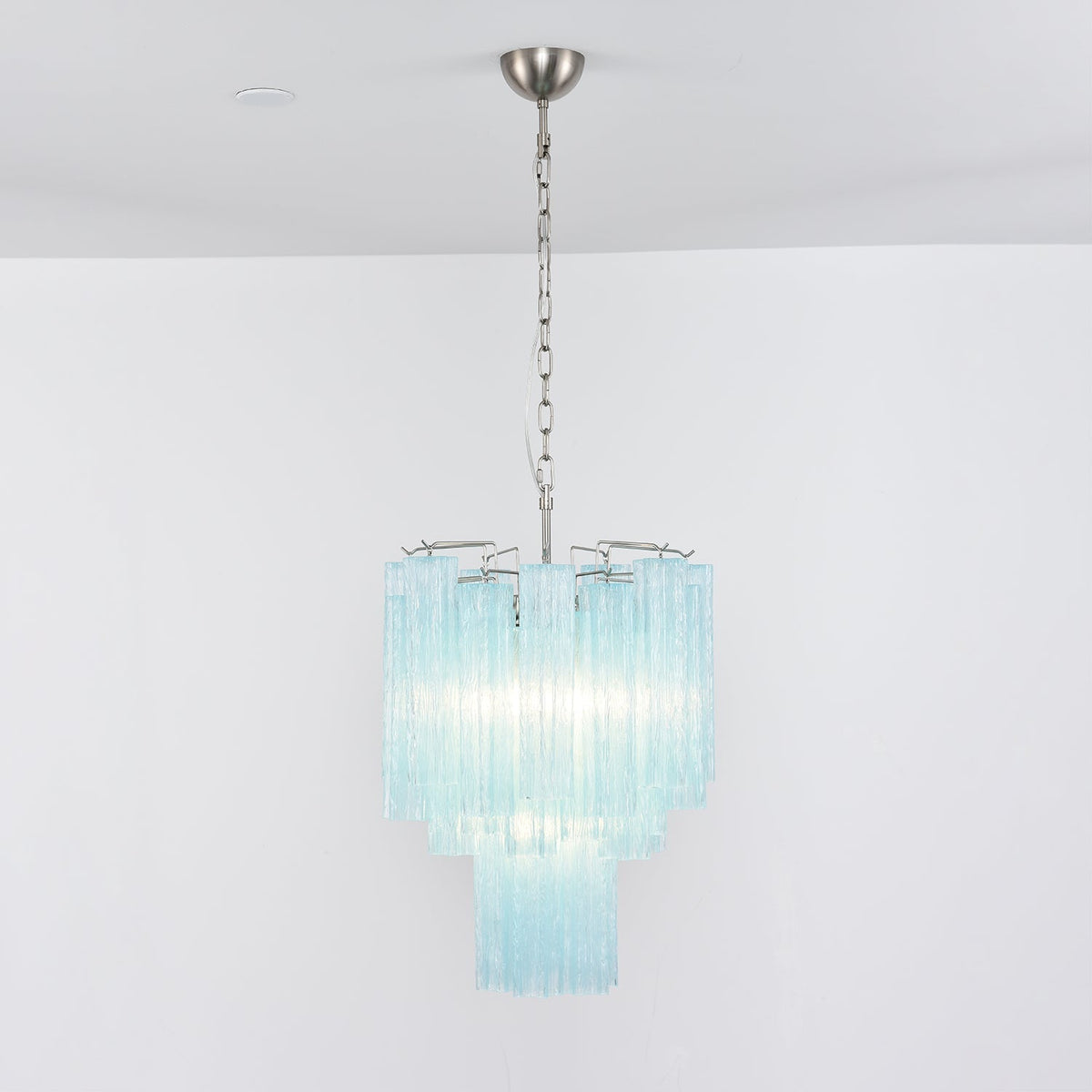 Celys kroonluchter Azzura Murano-glasbuis kustglow